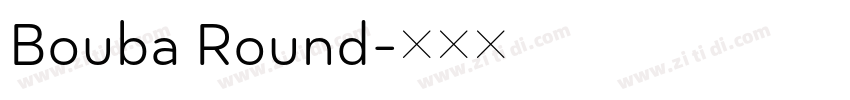 Bouba Round字体转换